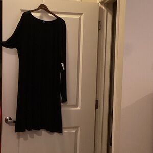 Old Navy Black Long Sleeve Dress